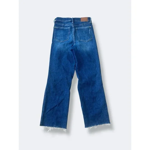 Judy Blue 5/27 High Waist Tummy Control JB88869 Straight Jeans Dark Crop Stretch - Picture 7 of 8